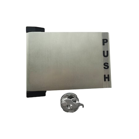 Premier Lock Commercial Storefront "Push Pull" Paddle Handle - Right - Aluminum Finish PH01